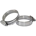 Green Leaf Pressure Seal HeavyDuty Hose Clamp, 081 to 104 in Hose, 300 Stainless Steel PC12